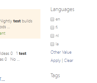 SharePoint Enterprise Search Center language refiner.. Yep, it's there!