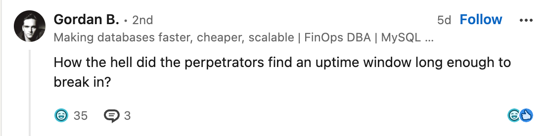 Making fun of GitHub's poor uptime IS funny