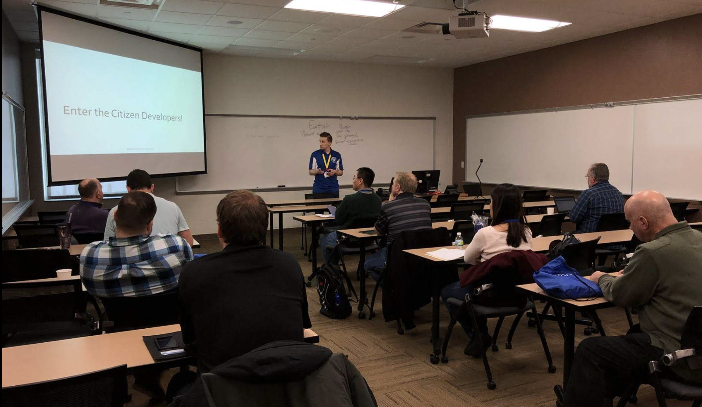 My first session at a community events was at SharePoint Saturday Twin Cities in 2018 - in the middle of a blizzard, no less!