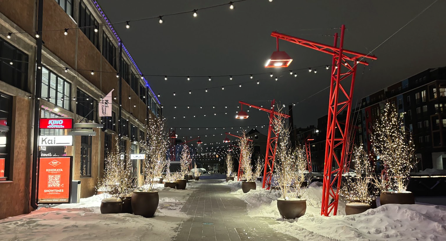 Noblessner seafront district in Tallinn, a trendy modern area by the waterfront